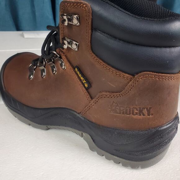Gopcore Hiking Work Boot Waterproof Leather Composite Toe Rocky Size W6.5 NWOT - Picture 10 of 16